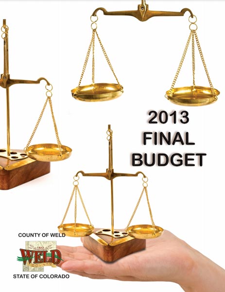 2013 Final Budget cover page