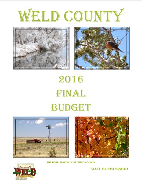 2016 Final Budget cover page