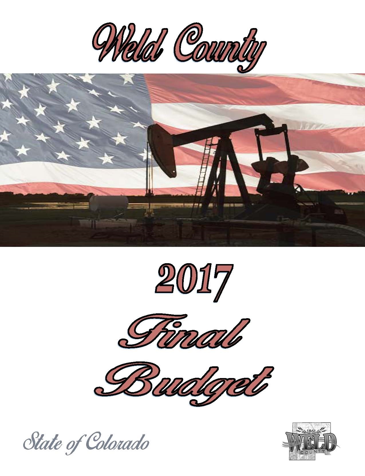 2017 Final Budget cover page