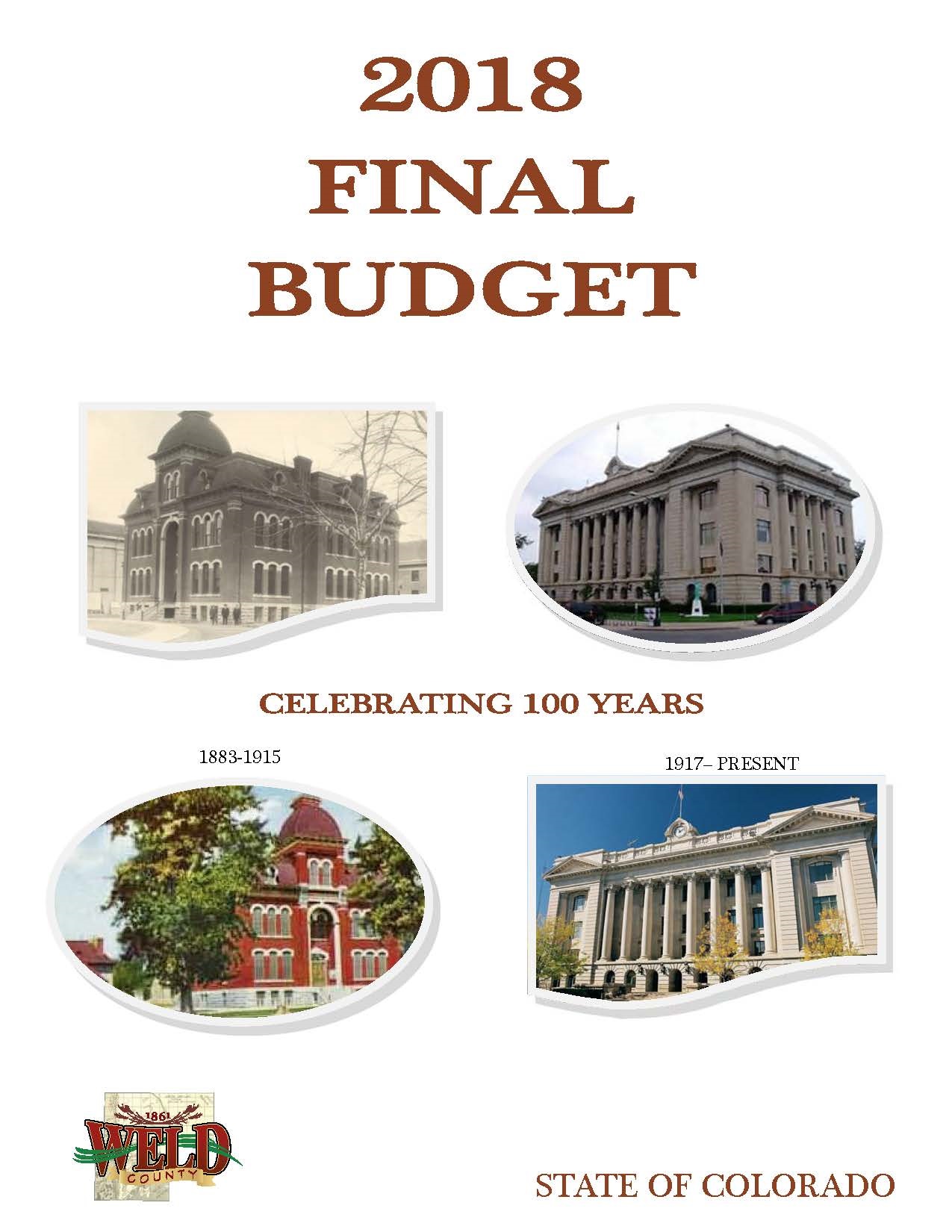 2018 final budget book cover page