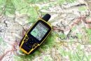 gps tracker on a map