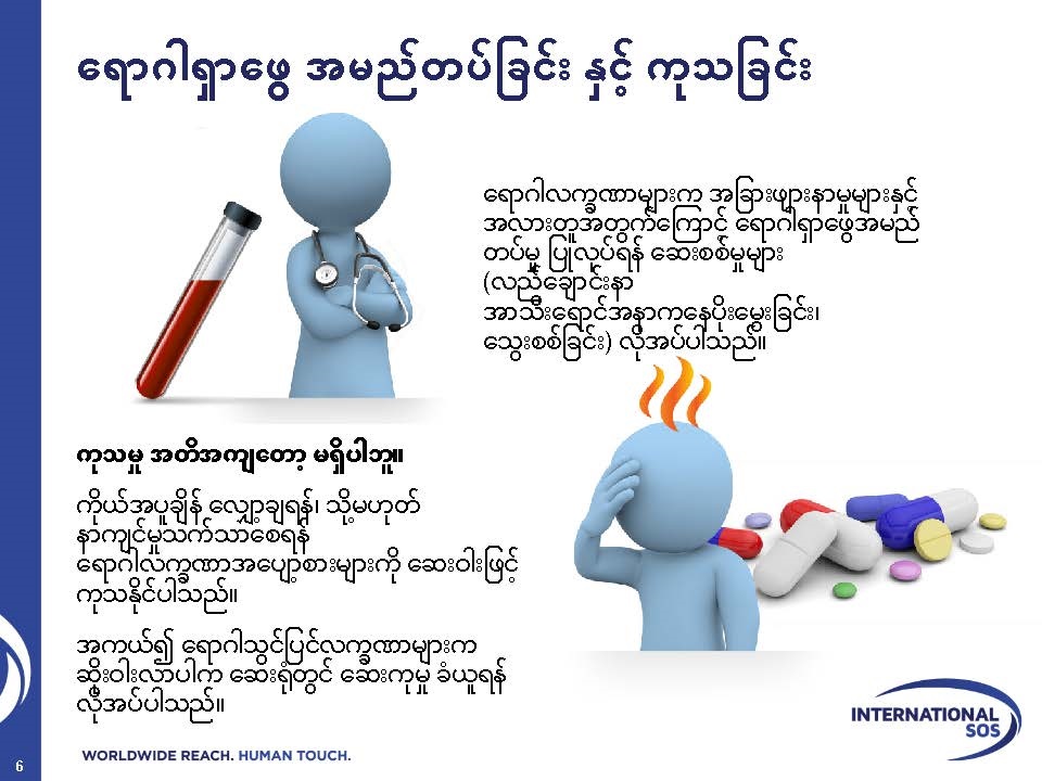 ISOS: COVID-19 Diagnosis and Treatment (Burmese)
