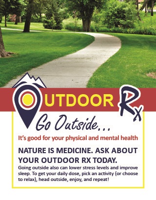 Outdoor Rx informational postcard