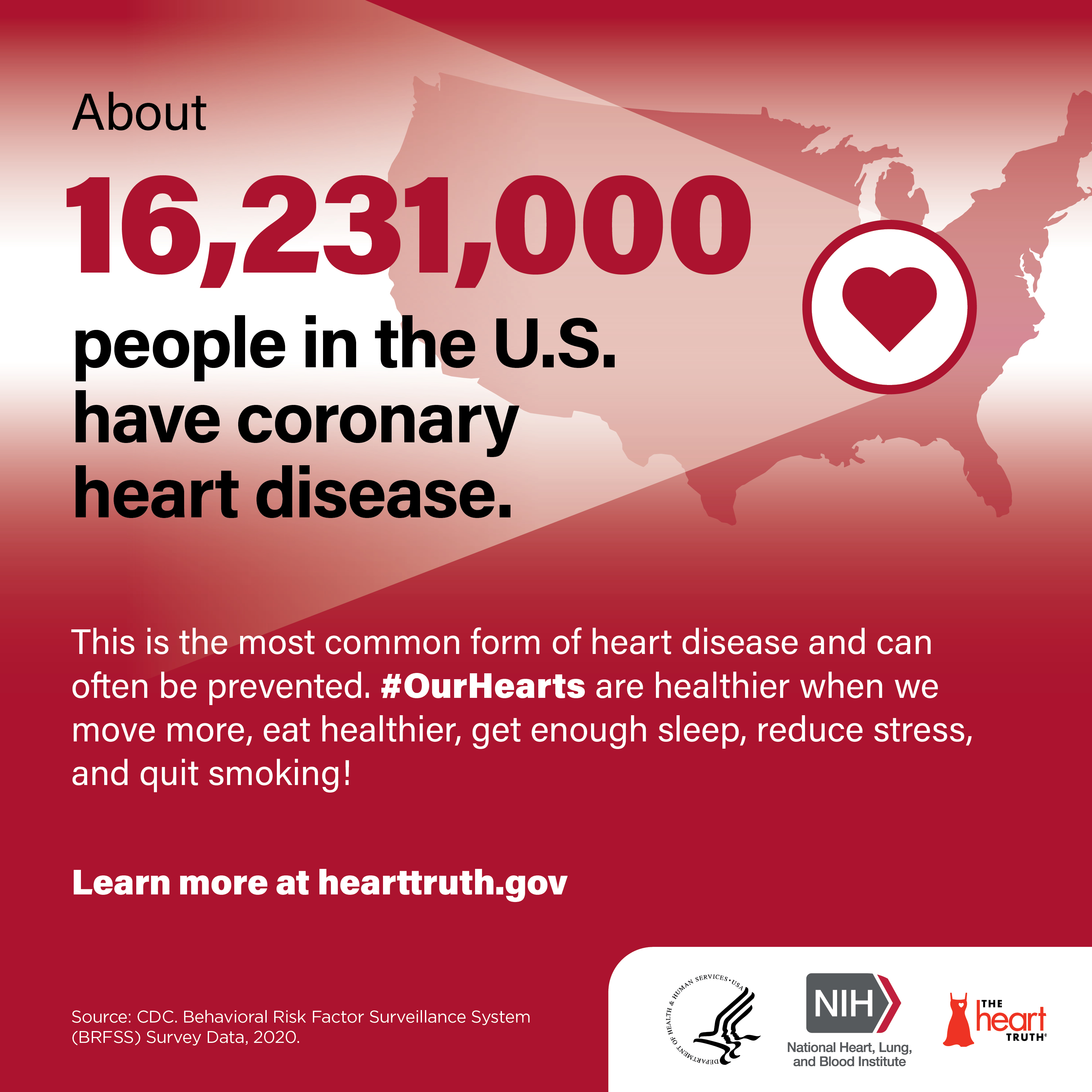 16,231,000 people in the U.S. have coronary heart disease