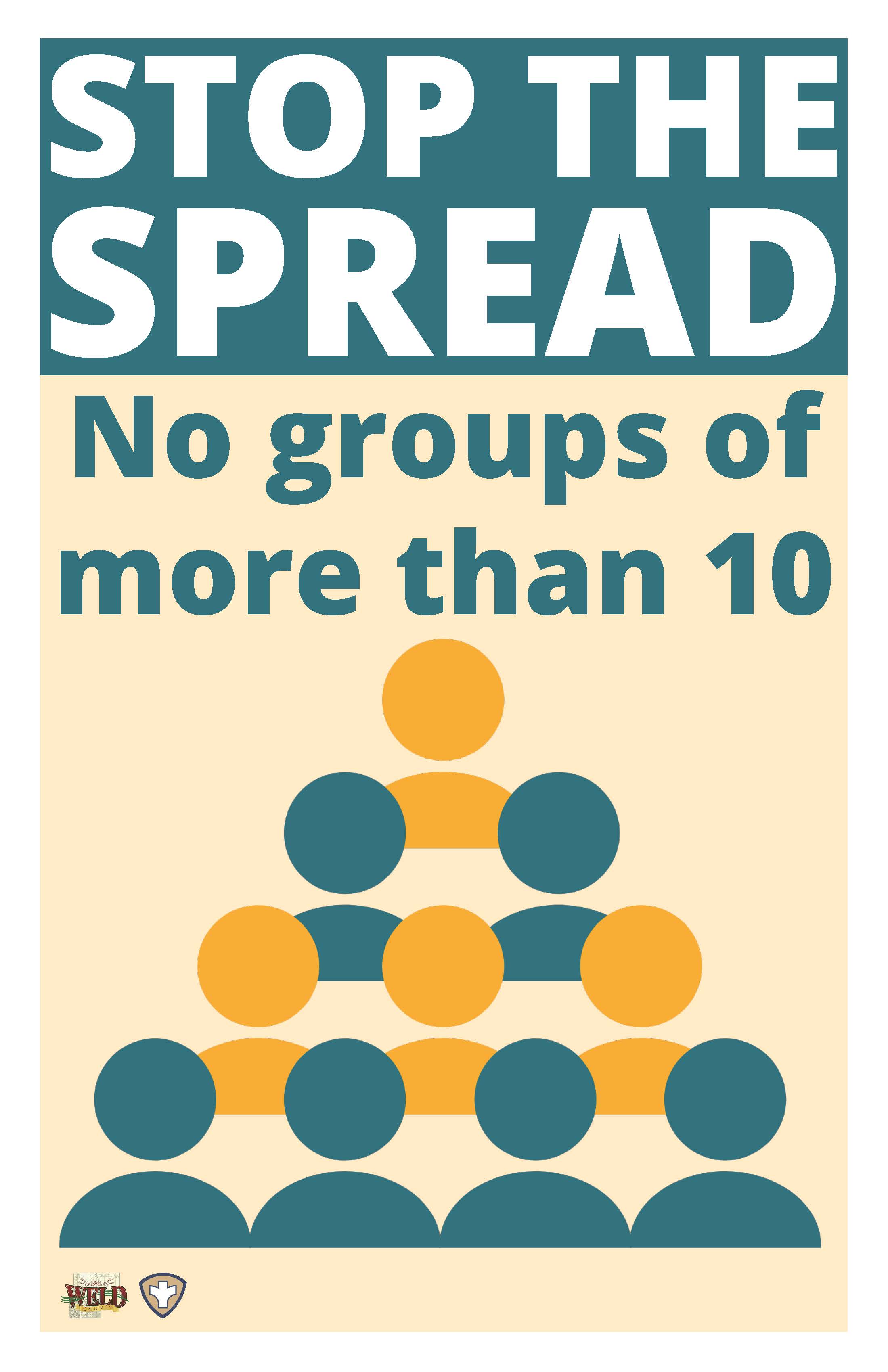 Stop the Spread: No Gatherings