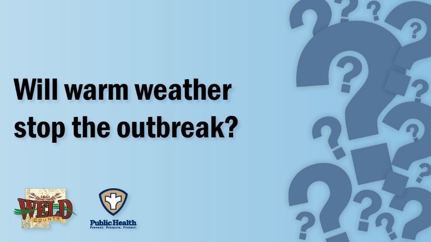 Will warm weather stop the outbreak?