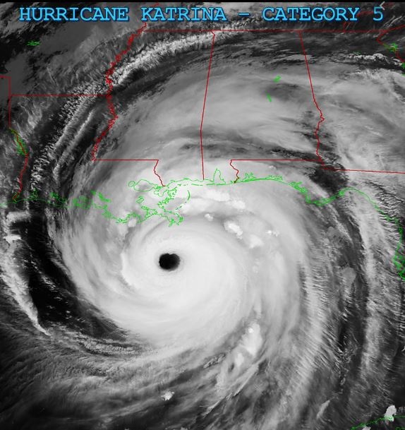2005 Katrina Satellite photo