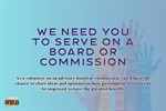 Consider serving on an advisory board or commission